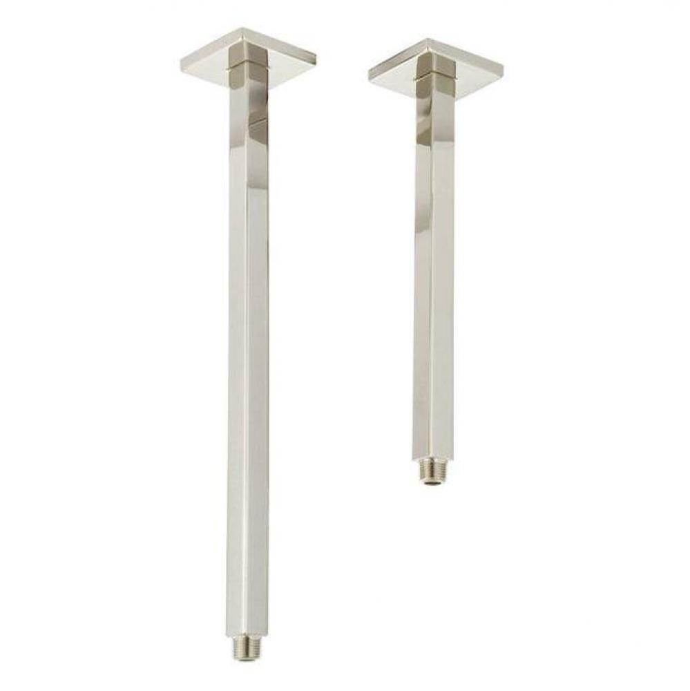 17'' Ceiling Mount Modern Squa Shower Arm Tube w/Flange,PN