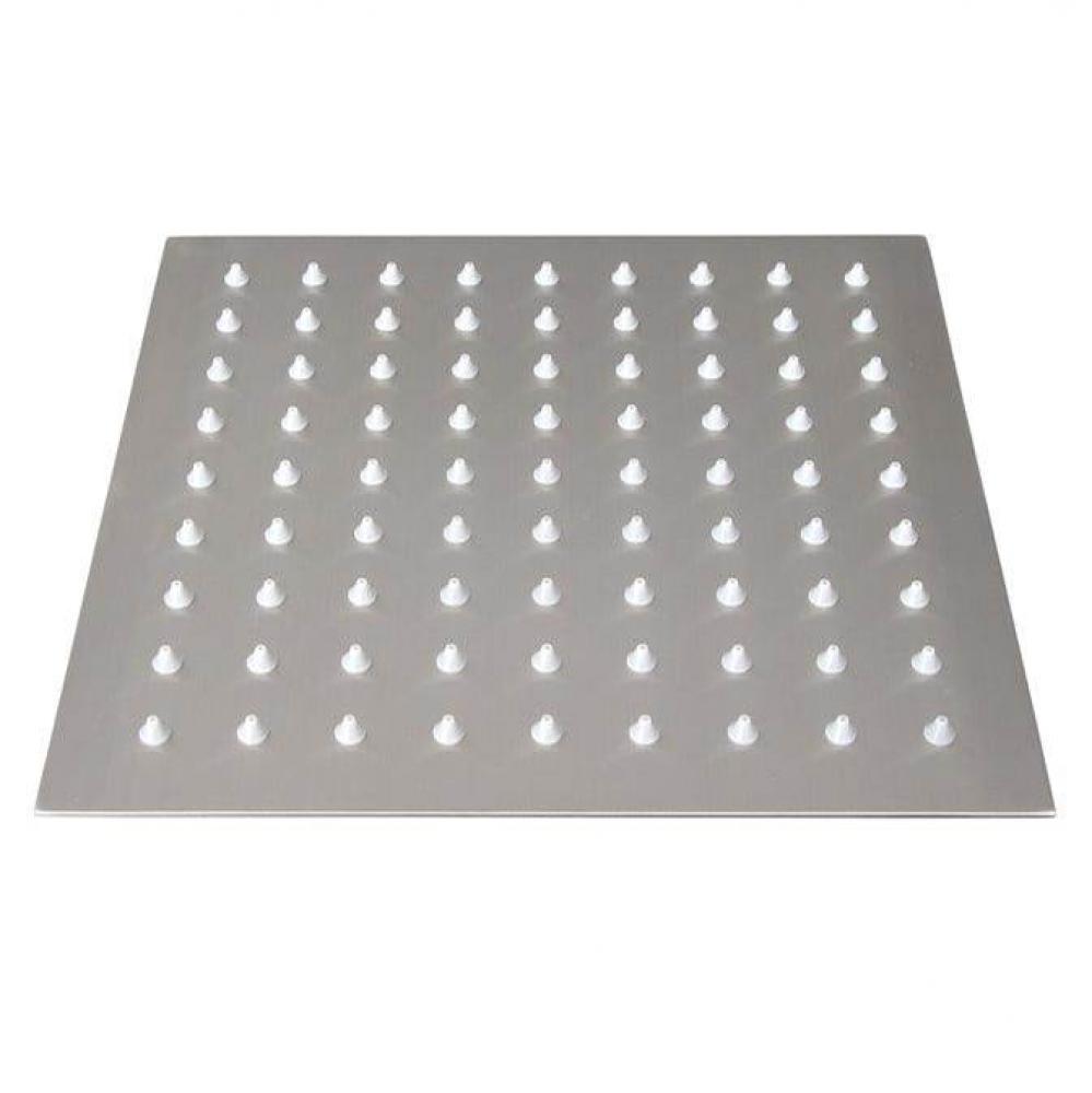 Shower Head Square 10X10, 304 SS,1.8GPM, Brushed Stainless