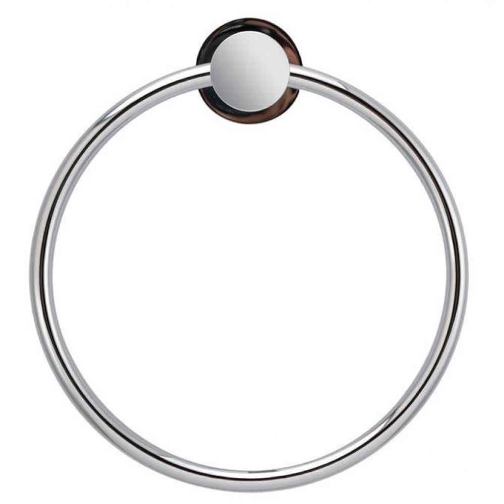 Plumer Towel Ring, Polished Chrome