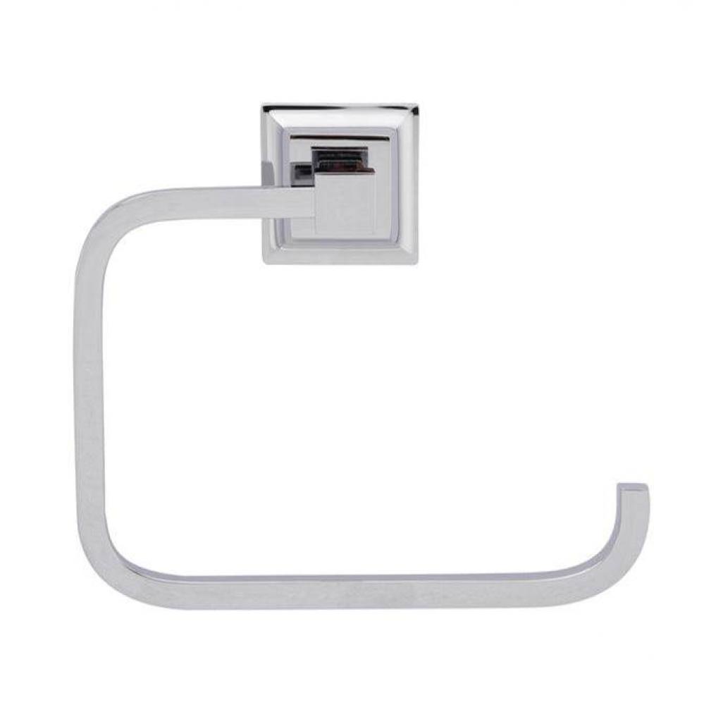 Stanton Towel Ring, Polished Chrome