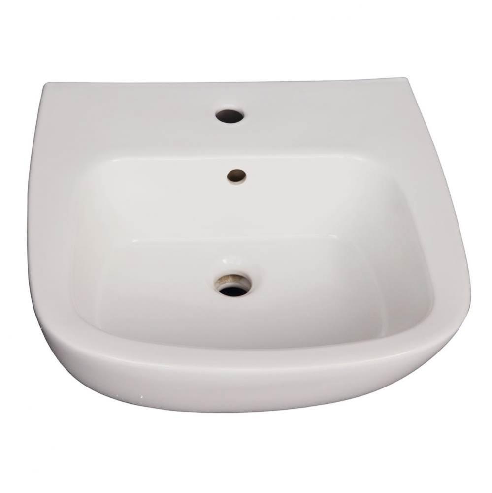 Elena 500 Ped Lav Basin 8'' Widespread, White