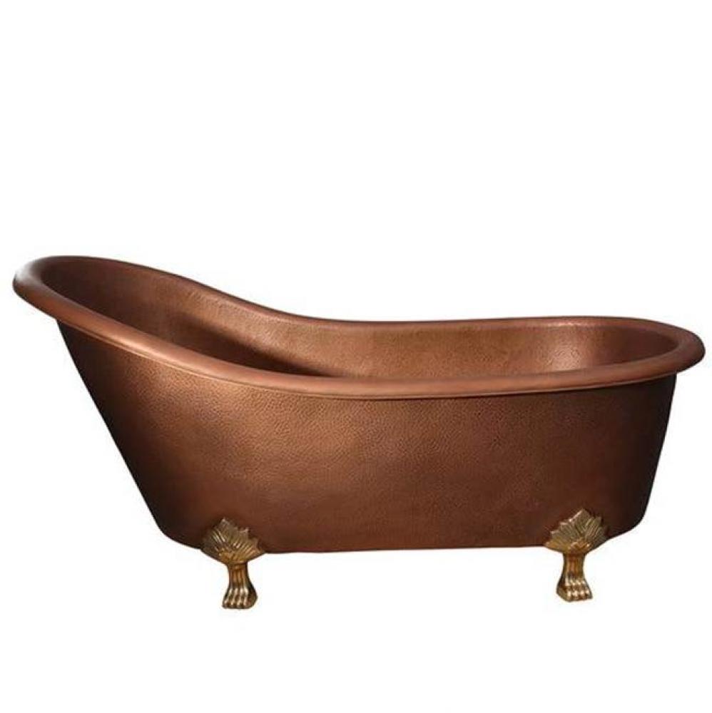Lawson 66'' Slipper Tub w/feet PB,Tub Light AC, No Hole