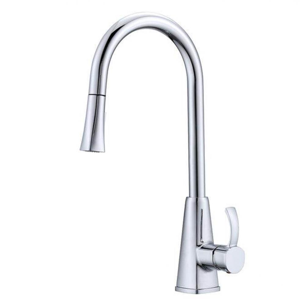 Christabel Pull-down Kitchen Faucet w/Hose,Polished Chrome
