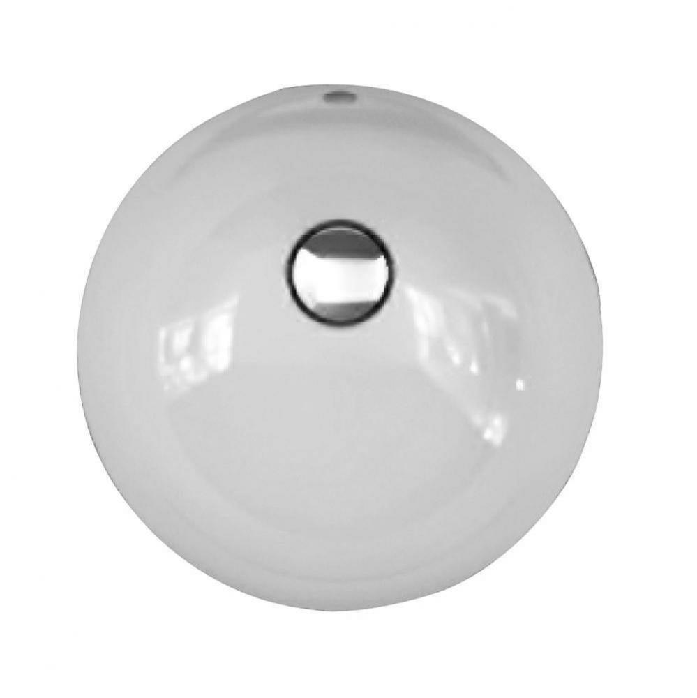 Variant 14'' Round Undercounter Basin in White