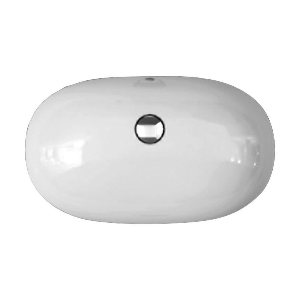 Variant 23-5/8'' x 14'' Oval Undercounter Basin in White