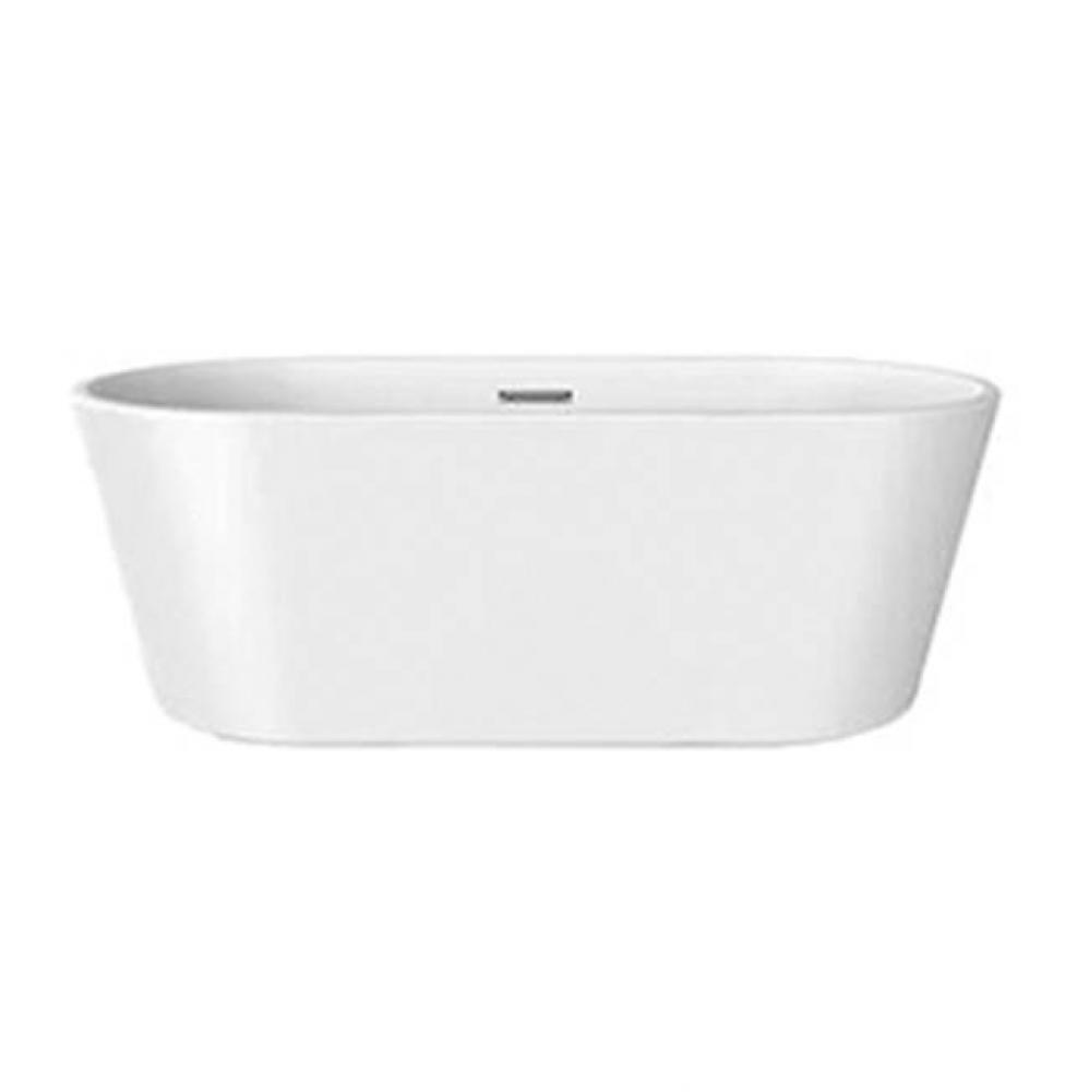 Patrick 67'' Freestanding AC WHTub,W/Internal Drain & OF BG