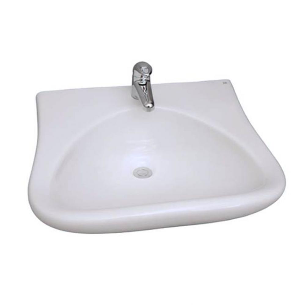 Bella Wall-Hung Sink, 4'' cc  White