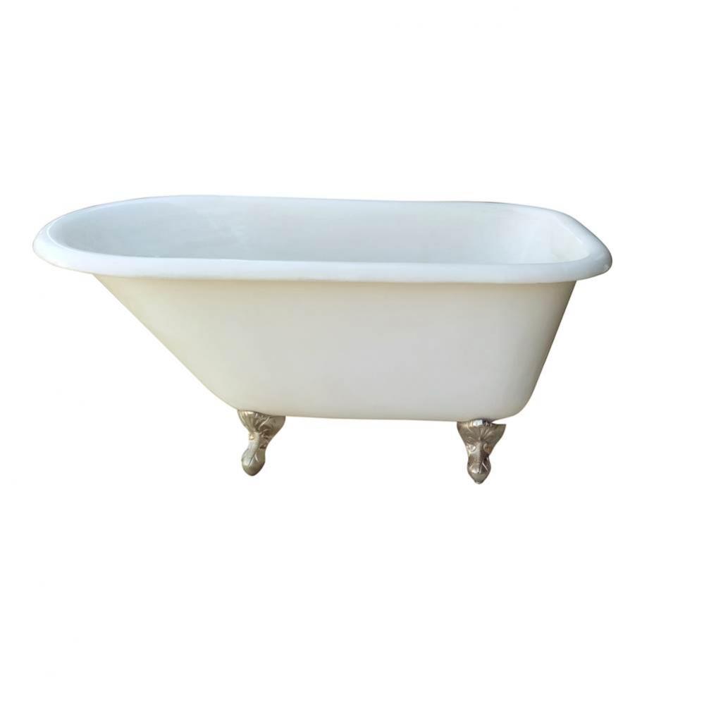 Addison Cast Iron Roll Top WH, 49'', No Holes, PN Feet