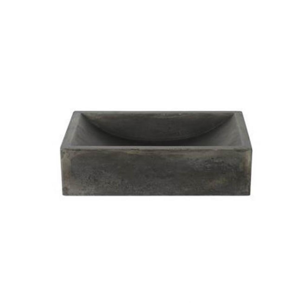 Eldon Rect Cement Above Counter Basin,Dusk Gray
