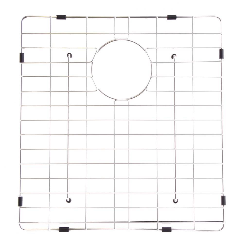 Thelma SS Wire Grid Sngle Bwl 16-5/8'' x 17-5/8''D