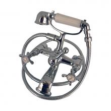 Barclay 4202-MC-ORB - Tub Wall Mounted Filler with Handshower, Oil Rubbed Bronze