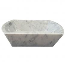 Barclay 7-742MPCA - Mayon Marble Above Counter Basin, Carrara Marble