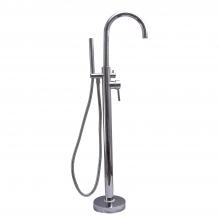 Barclay 7912-CP - Branson Freestanding Thermosta Tub Filler, Polished Chrome