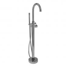 Barclay 7913-CP - Burney Freestd Tub Filler w/HS Thermostatic, Polished Chrome