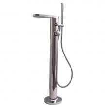 Barclay 7956-SP - Mcway  Freestanding Thermosta Tub Filler, Polished Stainless