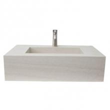 Barclay 5-621TRI - Precious 32-3/4'' Porcelain 1- Hole,WallHung,w/Drain TR-Ivory