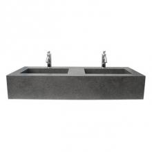 Barclay 5-641CGR - Precious 48-1/2'' Porcelain 1- Hole,WallHung,w/Drain CoolGray