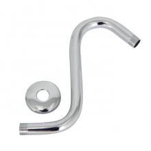 Barclay 5690-CP - 8'' Offset Shower Arm W/Flange x-Hvy 20.5 MM,Solid Brass,CP