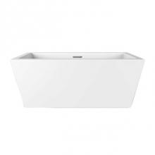Barclay ATFRECN59EIG-CP - Sheldon 59'' Freestanding AC WH Tub,W/Internal Drain & OF CP