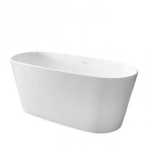 Barclay RTFSN62-WH - Paden 62'' BARstone Freestanding Tub, White Matte