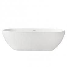 Barclay RTFSN68-WH - Nyoko  68'' BARstone Freestanding Tub, White Matte