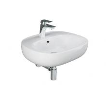 Barclay 4-1721WH - Illusion 550 Wall-Hung Basin 1-hole, WHITE