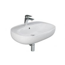 Barclay 4-1744WH - Illusion 650 Wall-Hung Basin 4'' Centerset, White