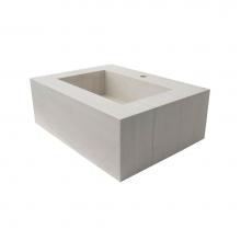 Barclay 5-610MAC - Precious 24-7/8'' Porcelain, NO Hole,WallHung,w/Drain Macaubas