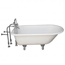 Barclay TKCTRN60-CP8 - Tub Kit 60''CI Roll Top, Tub Filler, Supplies, Drain-Chrome