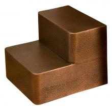 Barclay COSTP-SQ-AC - Copper Steps, Square Hammered Antique Copper