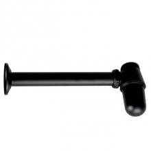 Barclay 55300-MB - Lavatory Trap with Wall Flange Matte Black