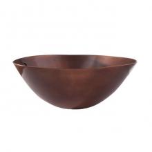 Barclay 7-759SAC - Iverson 20'' Oval Basin Smooth DBL Layer,NO OF,Antique Copper