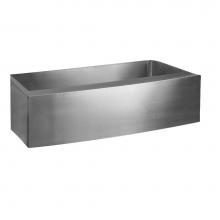 Barclay FSSSB2024-SS - Amanda 36'' Stainless Steel Single Bowl Curved Apron Front Sink