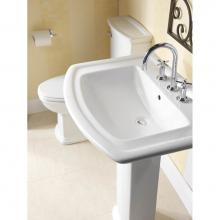 Barclay 3-394WH - Washington 550 Pedestal  Lavatory, 4''cc,  White