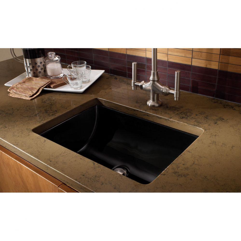 Barbie, Single Glazed, Large Rectangular Lavatory, Plain Bowl, Drop-In