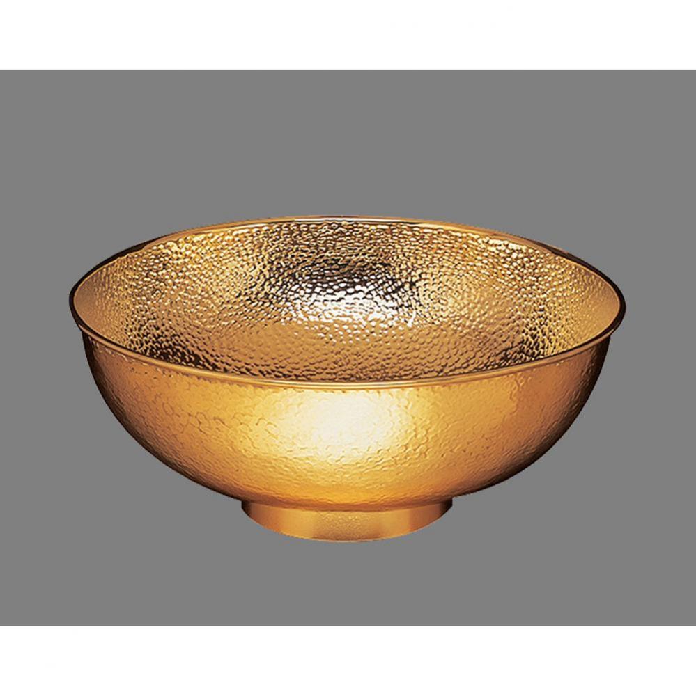Large Round Lavatory Riatta Pattern, Undermount & Drop In
