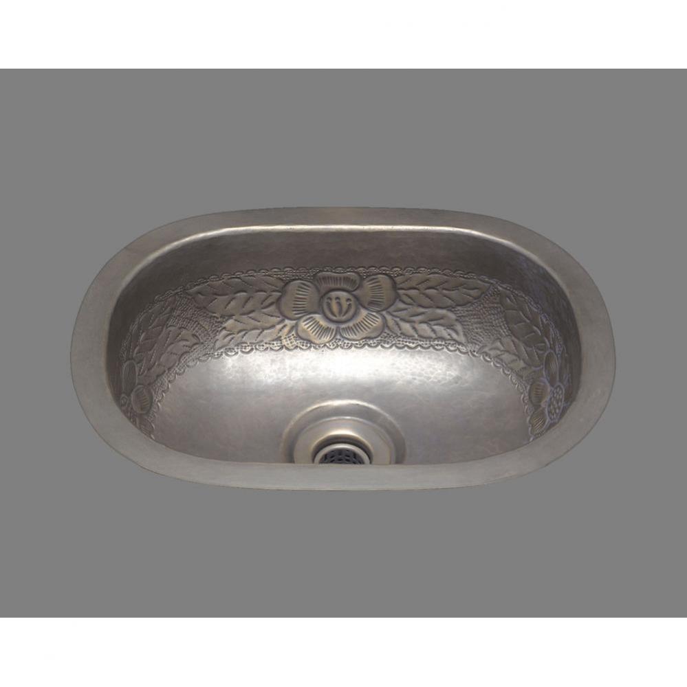 Small Roval Bar Sink, Garland Pattern, Undermount & Drop In