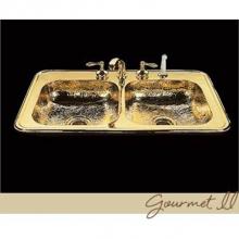Bates and Bates B2233P.PB - Gourmet Ii, Kitchen Sink, Hammertone Pattern, Drop In