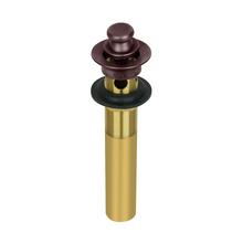 Bates and Bates D5000.PB/NL - Drain - 1 1/4'' Lift & Turn Drain With Overflow Holes
