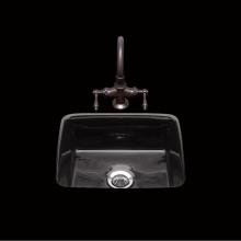 Bates and Bates P1113P.U2.WH - Lindsey, Double Glazed, Plain Rectangle Bar Sink, Undermount Only