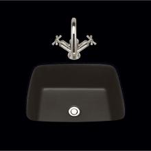 Bates and Bates P1113V.U.WH - Vicki, Single Glazed, Small Rectangular Lavatory With Plain Bowl, No Overflow, Undermount Only