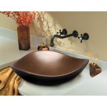 Bates and Bates Z1616P.V.ZP - Zascha, Black Underside Vessel, Plain, Overflow