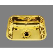 Bates and Bates B0100P.PB - Small Rectangular Bar Sink. Plain Pattern,  Undermount & Drop In