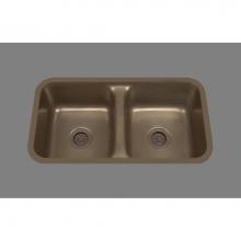 Bates and Bates Z1832P.ZP - Zena, Double Basin Kitchen Sink, Plain, Undermount & Drop In