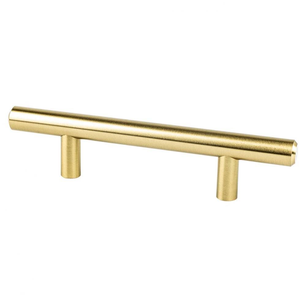 Tempo 3 inch CC Modern Brushed Gold Bar Pull