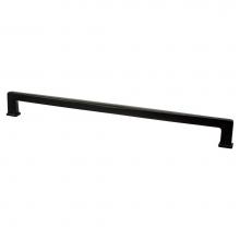 Berenson 1119-1055-P - Subtle Surge 18 inch CC Matte Black Appliance Pull