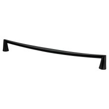 Berenson 2420-1055-P - Domestic Bliss 18 inch CC Matte Black Appliance Pull