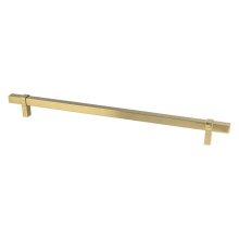 Berenson 5135-4MDB-P - Rivet Rebel 18 inch CC Modern Brushed Gold Appliance Pull