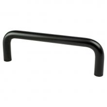 Berenson 6128-2055-P - Advantage Wire Pulls 3 1/2 inch CC Matte Black Steel Pull