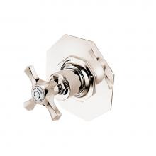 Barber Wilsons and Company MC3450WD2D-P-2ND PC - Mastercraft 2 Way Diverter Trim On Plate  Only With White Porcelain Button